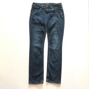 Ladies Size W27/L31 Silver Aiko Baby Boot Jeans